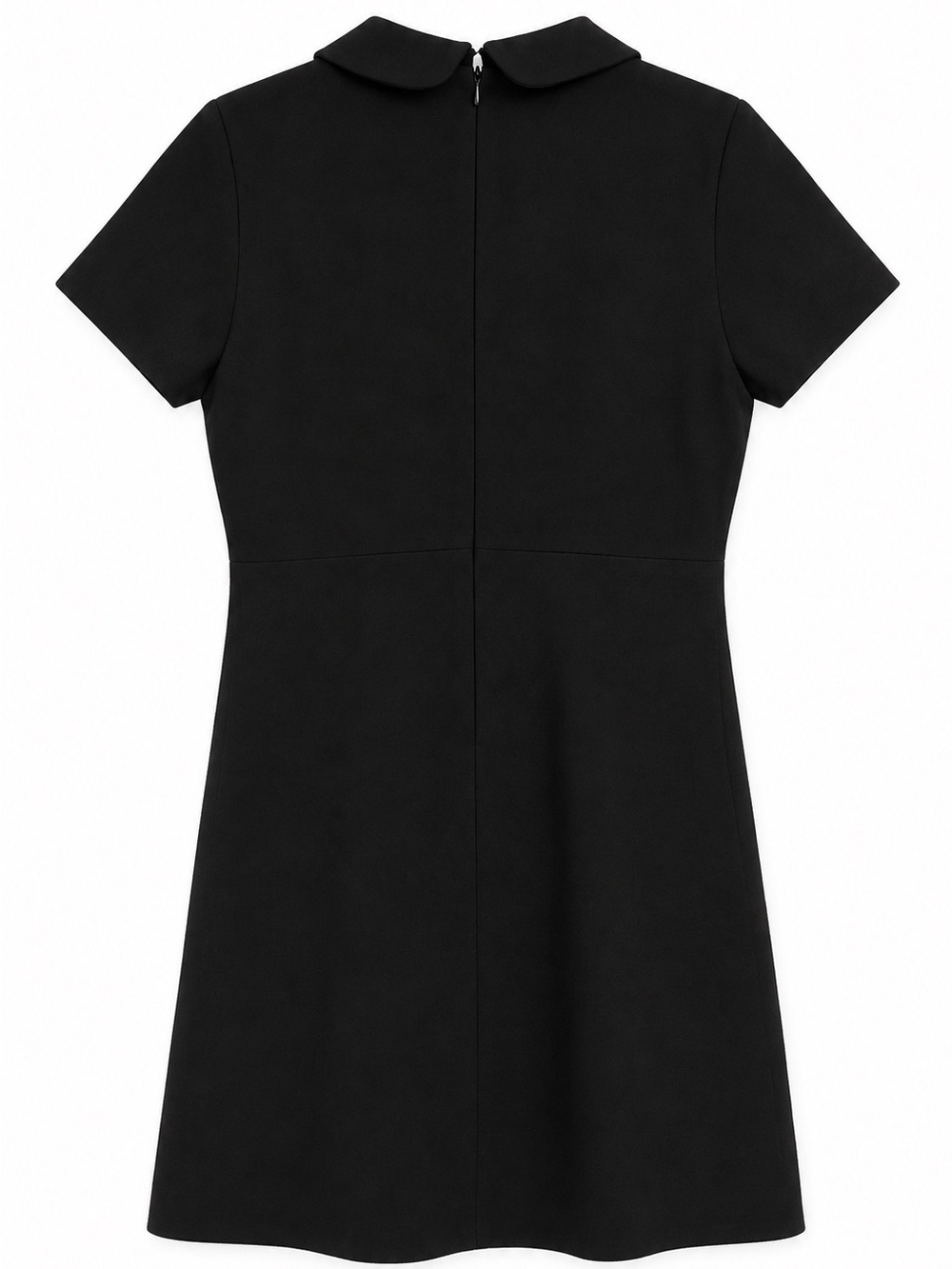 Zara Trafaluc Black Jeweled Floral Collar Mini Dress Size M NWT - Picture 4 of 7